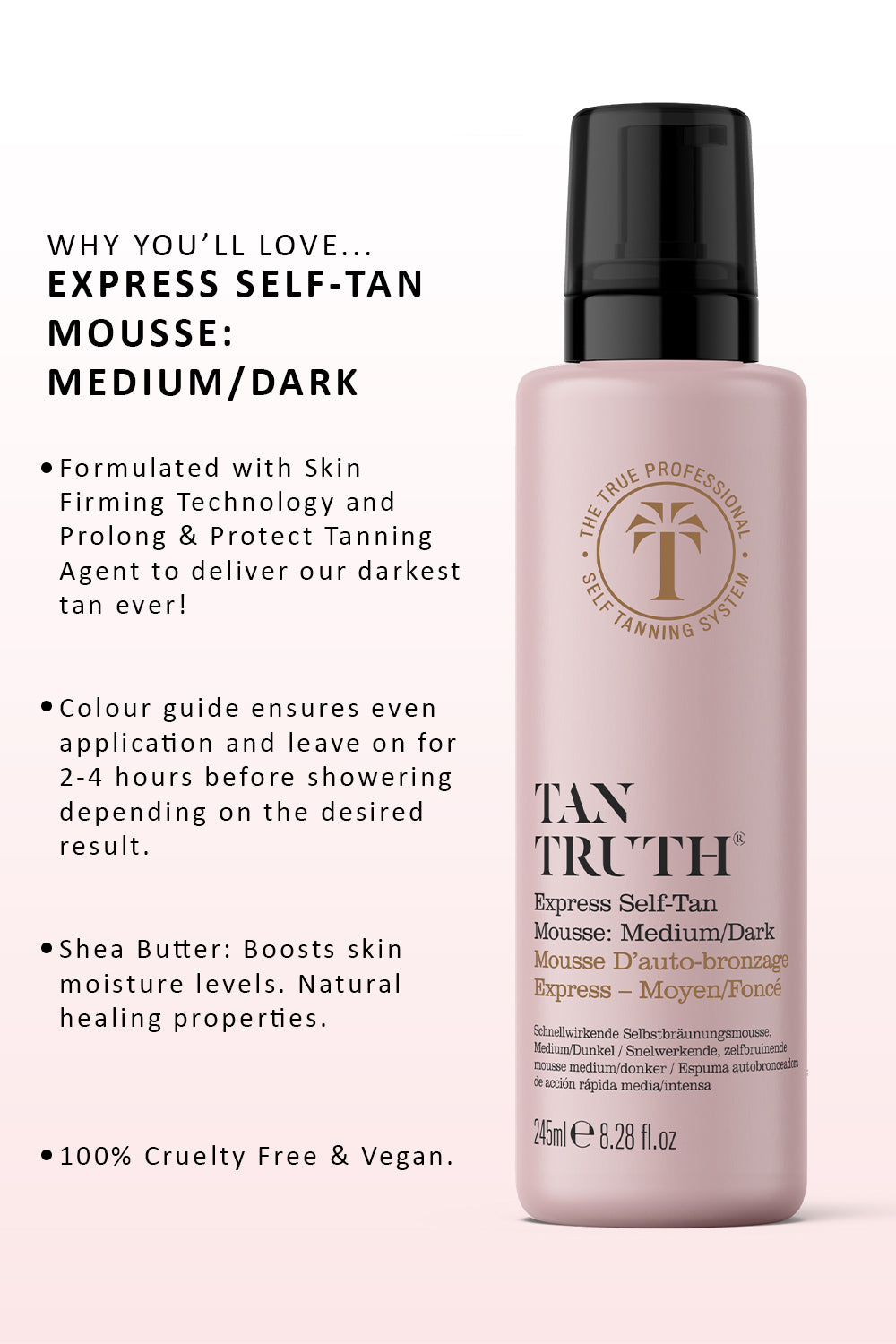 Express Self-Tan Mousse: Medium/Dark - TAN TRUTH