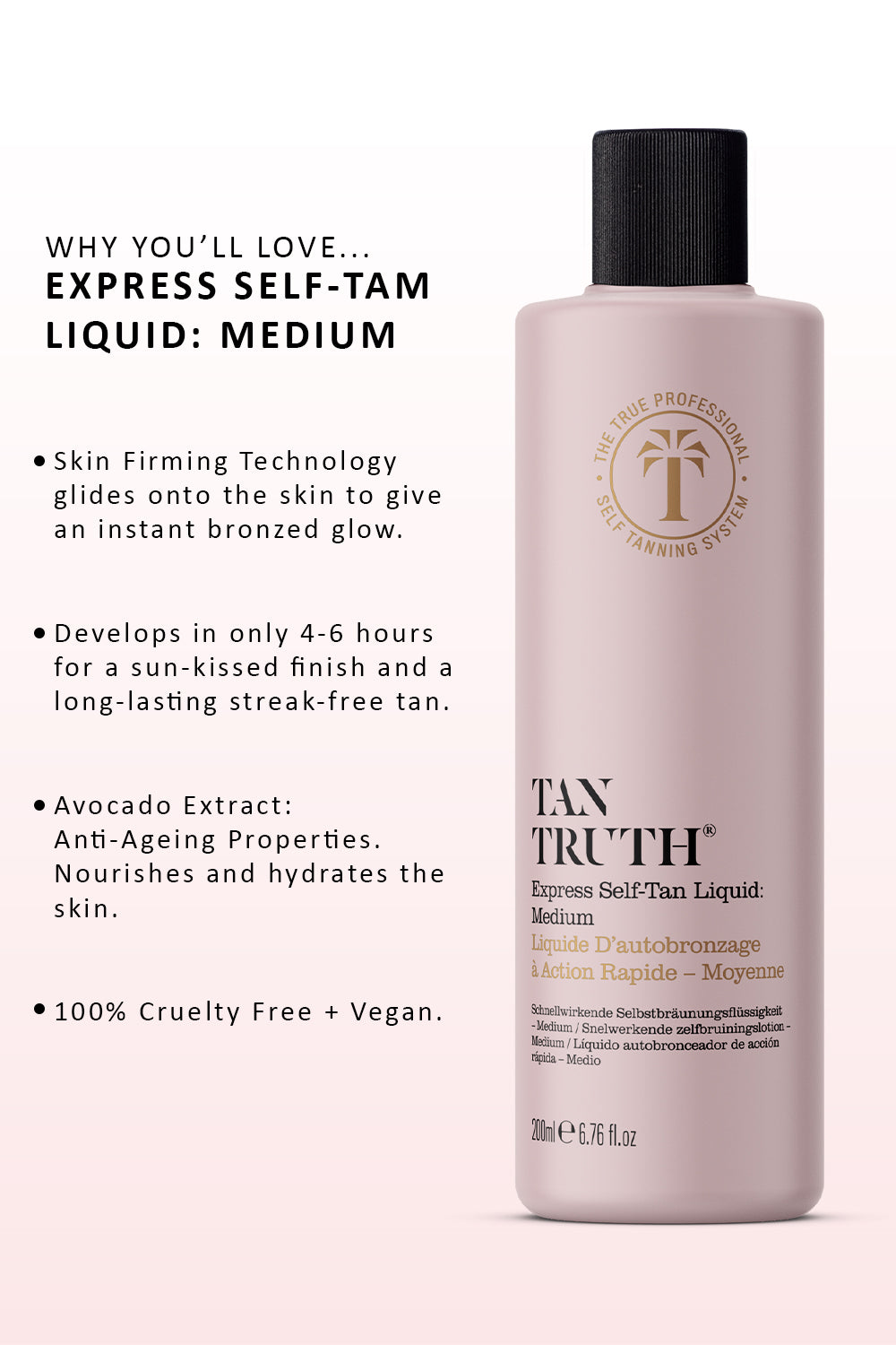 Express Self-Tan Liquid: Medium